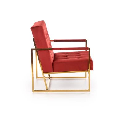 Кресло мягкое Halmar Prius Бордовый - 2 Кресло мягкое Halmar Prius Бордовый V-CH-PRIUS-FOT-BORDOWY фото - 2