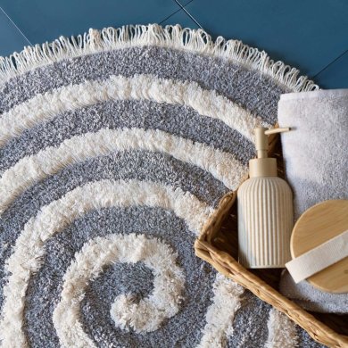 Коврик для ванной Homla BREVIS 72 см Серый 231748 фото - 6