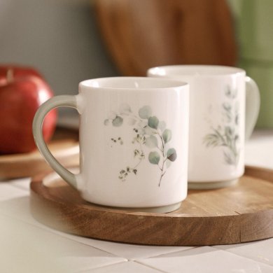 Кружка Homla LES 0,29 л | Белый / Принт - 4 Кружка Homla LES 0,29 л | Белый / Принт 215839 фото - 4