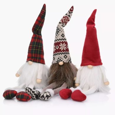 Гном Duka Nisse 38 см | Коричневый / Красный 1219490 фото - 3