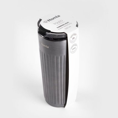 Термокружка Homla TOLEO 500 мл Серебристый - 3 Термокружка Homla TOLEO 500 мл Серебристый 234691 фото - 3