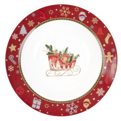 Глубокая тарелка Homla KALVEN 22 см Красный Глубокая тарелка Homla KALVEN 22 см Красный 218873