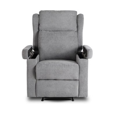 Крісло м'яке розкладне масажне з реклайнером Mebel Elit SEBASTIAN Сірий ME.SEBASTIAN/P/T/FW фото - 4