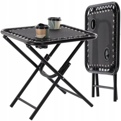 Складаний туристичний стіл Garden Line 50 см Чорний LEZ2739 фото - 2