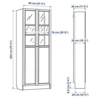 IKEA BILLY/OXBERG (ИКЕА БИЛЛИ/ОКСБЕРГ) 29483328 фото - 2