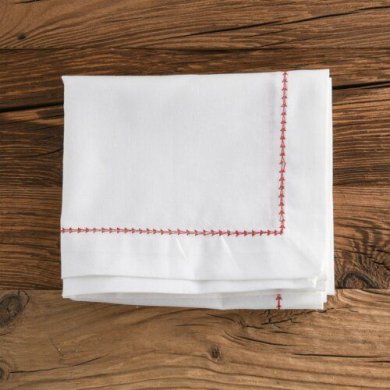 Дорожка Duka Riviera | Белый / Красный 1219218 фото - 4