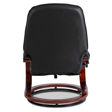 Кресло мягкое массажное с подставкой Mebel Elit CANO Черный ME.CANO/CZ/E/FW фото - 4