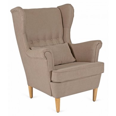 Крісло м'яке з пуфом Mebel Elit EVAN 2 Бежевий ME.EVAN2/BZ/D/T/FWPD фото - 6