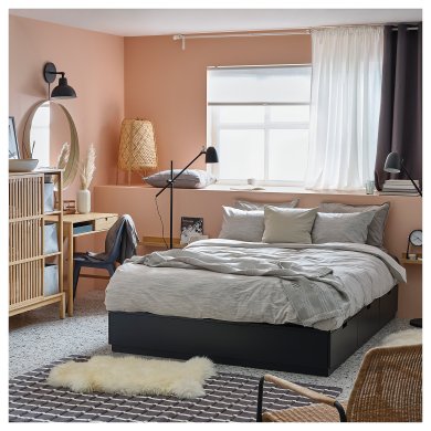 IKEA Ліжко NORDLI (ИКЕА НОРДЛИ) 90372779 фото - 9