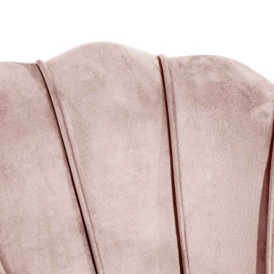 Кресло мягкое Homla SHELLY WELUR Розовый - 4 Кресло мягкое Homla SHELLY WELUR Розовый 161760 фото - 4