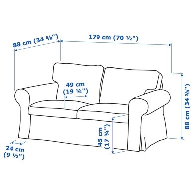 IKEA EKTORP (ИКЕА ЭКТОРП) 29628675 фото - 2