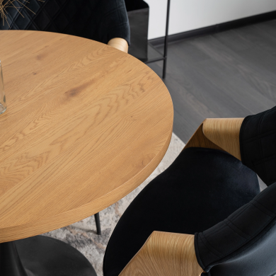 Обеденный стул Mebel Elit DAKOTA Welur Черный ME.DAKOTA/CZ/D/V/K фото - 10