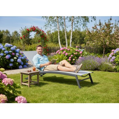 Шезлонг Garden Line ANH0860 Сірий ANH0860 фото - 7