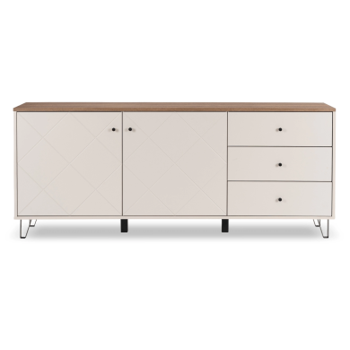 Комод Mebel Elit BACARDI 2 Кашемир W.BILBAO/BL6/KASZ/DCAS/KOM2D3S фото - 2