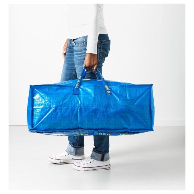 IKEA Сумка для тележки FRAKTA (ИКЕА ФРАКТА) 90149148 фото - 13