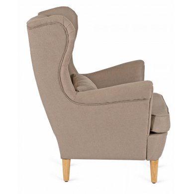 Крісло м'яке з пуфом Mebel Elit EVAN 2 Бежевий ME.EVAN2/BZ/D/T/FWPD фото - 4