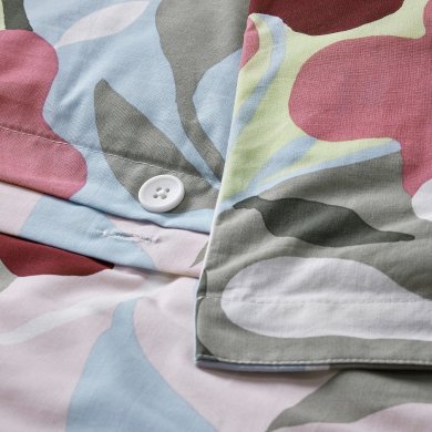 IKEA Комплект постільної білизни KORSKOVALL 150х200 см Принт (ИКЕА КОРСКОВАЛЛ) 90575324 фото - 2