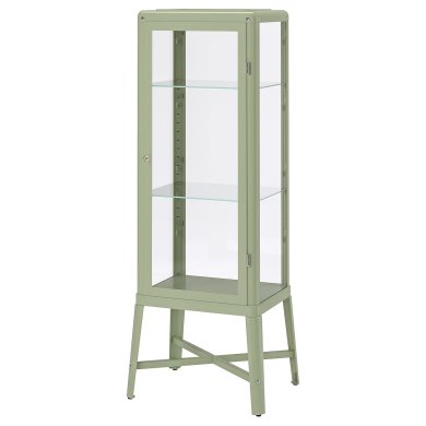IKEA Витрина FABRIKOR (ИКЕА Сталь, закаленное стекло) 50460122
