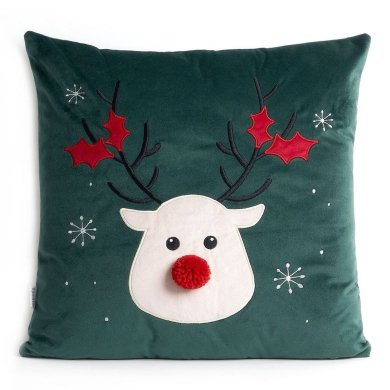 Декоративна наволочка Homla REINDEER 45х45 см Зелений Декоративна наволочка Homla REINDEER 45х45 см Зелений 223316