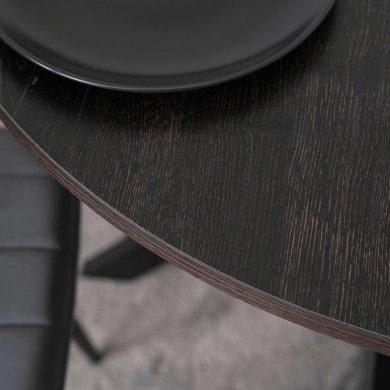 Обідній стіл Mebel Elit LAUREN 80 см Чорний ME.LAUREN/CZ/CZ/S80 фото - 7