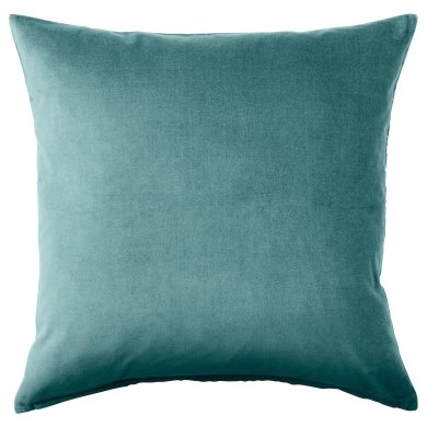 IKEA Декоративна наволочка SANELA 50х50 см Бірюзовий (ИКЕА САНЕЛА) 80590928