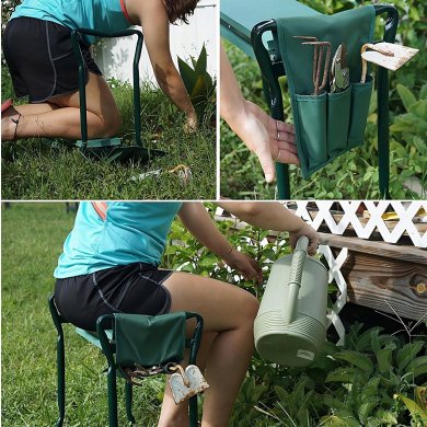 Табурет для огорода Garden Line KNEELER 3в1 Черный - 7 Табурет для огорода Garden Line KNEELER 3в1 Черный GWI4644 фото - 7