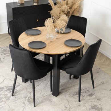 Обеденный стул Mebel Elit BARI Welur Черный ME.BARI/CZ/V/K фото - 8