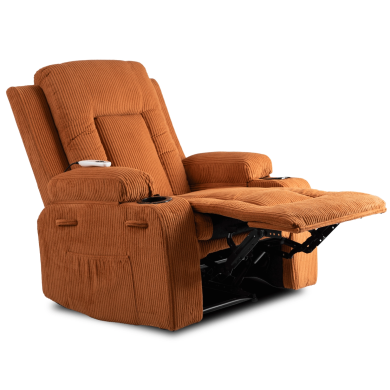 Крісло м'яке розкладне масажне з реклайнером Mebel Elit BOX Velvet Коричневий - 2 Крісло м'яке розкладне масажне з реклайнером Mebel Elit BOX Velvet Коричневий ME.BOX2/BR/SZTR/FW фото - 2