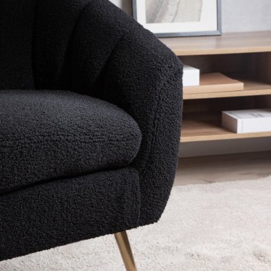 Кресло мягкое Homla REIKA Черный 211301 фото - 4