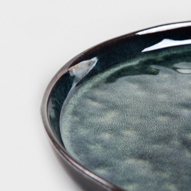 Обеденная тарелка Homla MIDO 27 см Зеленый 231349 фото - 5