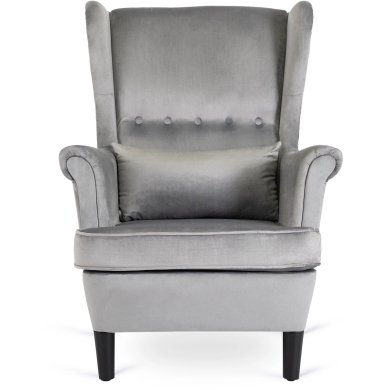 Кресло мягкое Mebel Elit KLARIS 2 Welur Серый ME.KLARIS2/P/V/FW фото - 3