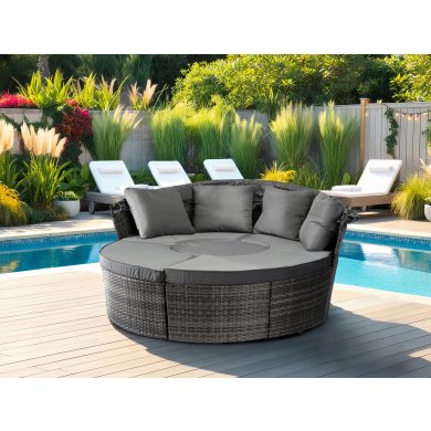 Комплект садовой мебели Mebel Elit CALIFORNIA Серый ME.CALIFORNIA/CP/RT/OGR/ZES фото - 11