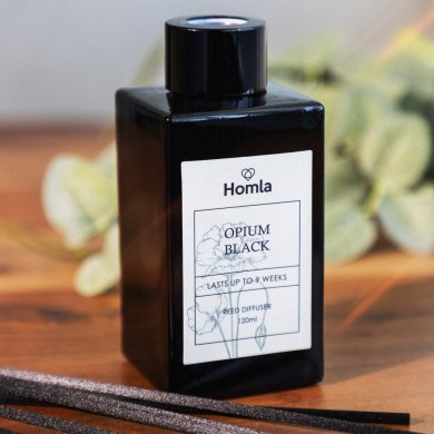 Ароматичний дифузор Homla TOFU Opium 120 мл Чорний - 4 Ароматичний дифузор Homla TOFU Opium 120 мл Чорний 228407 фото - 4