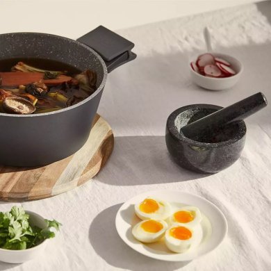 Каструля з кришкою Duka Gota Cook 2,4л | Сірий 1213292 фото - 3