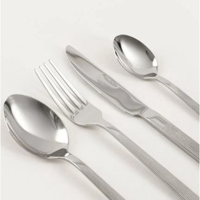 Набір столових приборів Homla STRIDE 16 шт Сріблястий 243070 фото - 2
