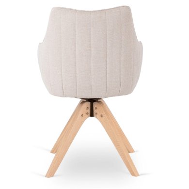 Обідній стілець поворотний Mebel Elit LEMON Світло-бежевий ME.LEMON/JBZ/T/K фото - 4