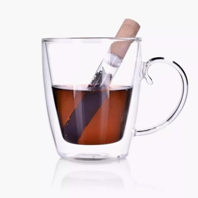 Заварник для чаю Duka TEA TIME | Прозорий / Дерево 1217399 фото - 4