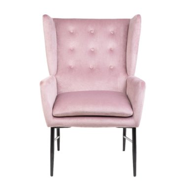 Крісло м'яке Homla VINNANDE Рожевий 218202 фото - 2
