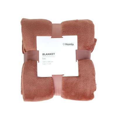 Плед Homla ROTE 150x200 см Червоний 219400 фото - 4