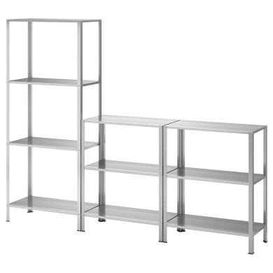 IKEA Стеллаж HYLLIS Серебристый (ИКЕА HYLLIS) 39318031