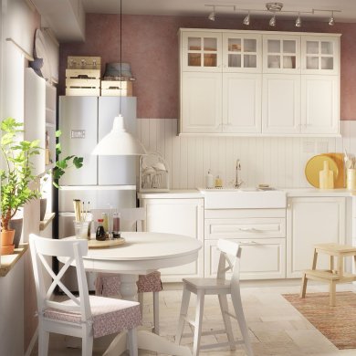 IKEA Раскладной обеденный стол INGATORP Белый (ИКЕА ИНГАТОРП) 30491775 фото - 5