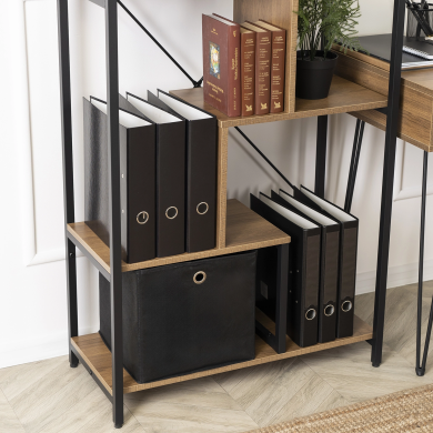 Стелаж Mebel Elit TIM Горіх - 6 Стелаж Mebel Elit TIM Горіх ME.TIM/RU/CZ/REG фото - 6