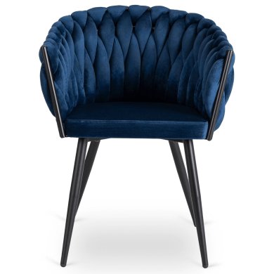 Обідній стілець Mebel Elit ELENA Welur Синій ME.ELENA/GR/V/K фото - 2