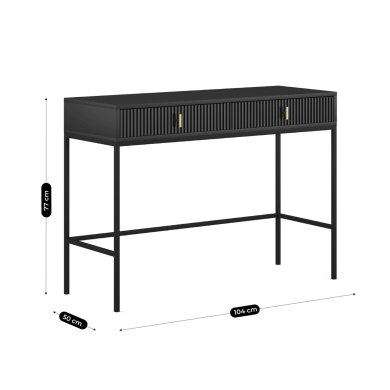 Туалетный стол Mebel Elit MARCOS Черный W.MAGGIORE/CZ/B фото - 5