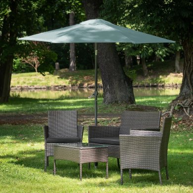 Садовый зонт Meven GIOTTO 270 см Морской - 6 Садовый зонт Meven GIOTTO 270 см Морской MV-UM012M-GIOTTO фото - 6