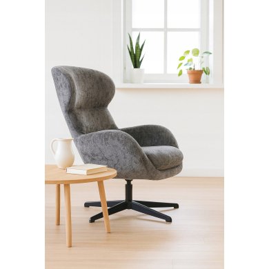 Кресло мягкое поворотное Kontrast LOUIS Темно-серый 5.01.84274 фото - 5