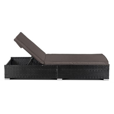 Шезлонг Mebel Elit LARGO Черный ME.LARGO/CZ/RT/OGR/LEZ фото - 3