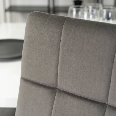 Обідній стілець Mebel Elit MOLLY Welur Сірий ME.MOLLY/P/CH/V/K фото - 10