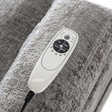 Крісло м'яке розкладне масажне з реклайнером Mebel Elit BOX Welur Сірий - 8 Крісло м'яке розкладне масажне з реклайнером Mebel Elit BOX Welur Сірий ME.BOX/P/V/FW фото - 8