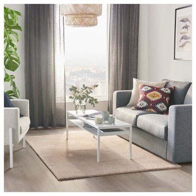 IKEA Килим STOENSE 133x195 см Кремовий (ИКЕА STOENSE) 10425526 фото - 2